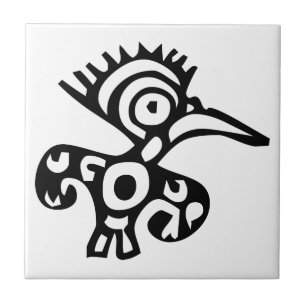 Bird, Mexican hieroglyph(Maya) Tile