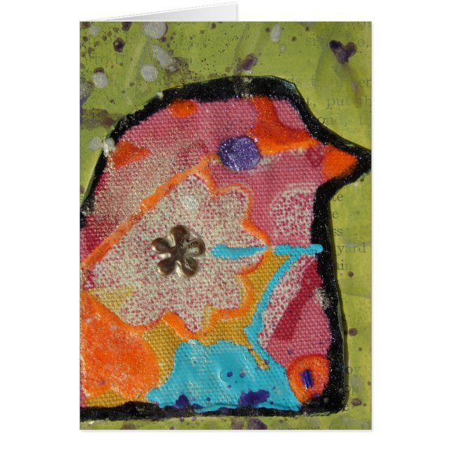 Bird Mixed Media All Occasions  (Front)