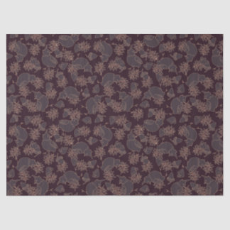 Bird motiv on dark and elegant tissue paper