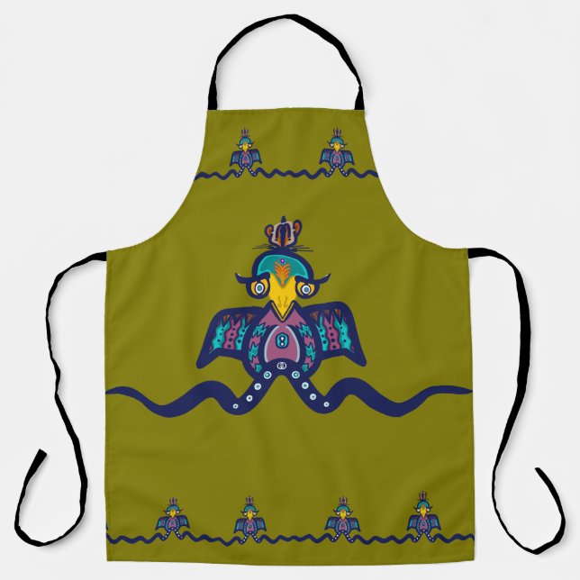 Bird & Mouse Apron (Front)