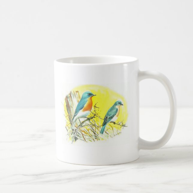 Bird Mug - Bluebird (Right)