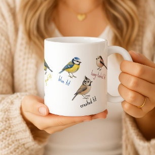 Bird Mug – Garden Birds Watercolour Coffee Cup