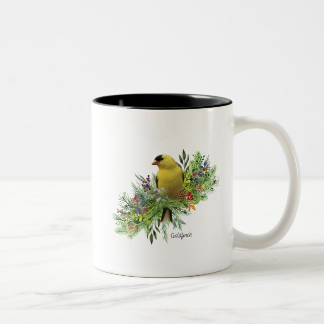 Bird Mug Goldfinch (Right)