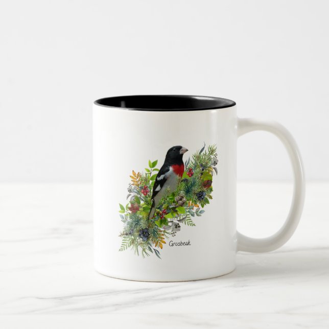 Bird Mug Grosbeak (Right)