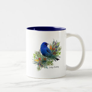 Bird Mug Indigo Bunting