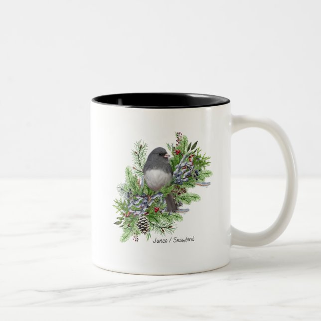 Bird Mug Junco/Snowbird (Right)