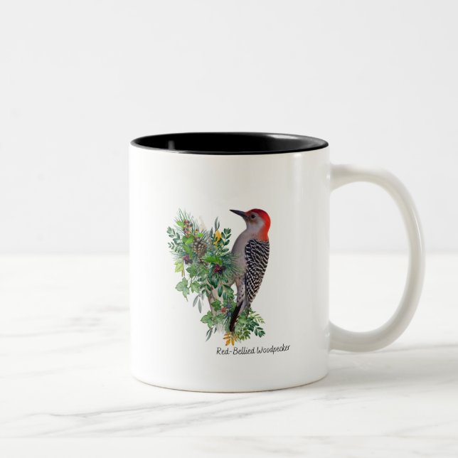 Bird Mug Red-Bellied Woodpecker (Right)