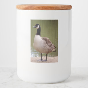Bird near Pool Food Container Label