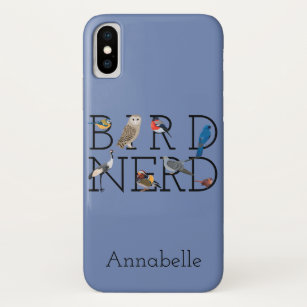 Bird Nerd Assortment Five Personalize Case-Mate iPhone Case