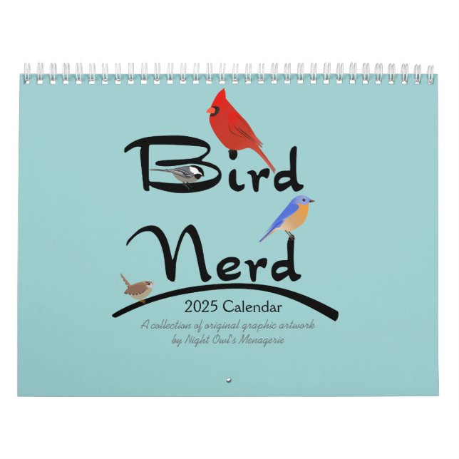 Bird Nerd Calendar (Cover)