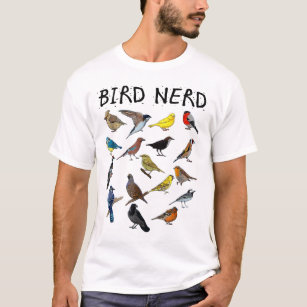 Bird Nerd Different Kinds of Bird_ Cute Bird Gift T-Shirt