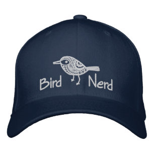 Bird Nerd [Embroidered] Embroidered Hat