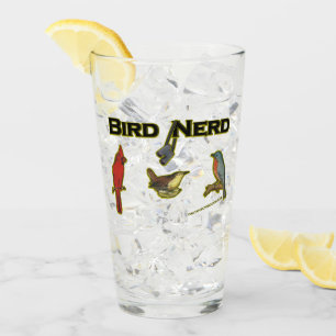 Bird Nerd Fun Beer Glass