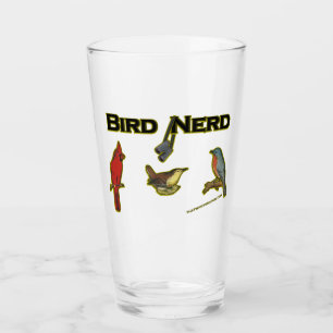 Bird Nerd Fun Beer Glass