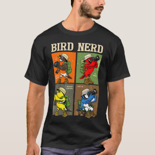 Bird Nerd Funny Bird Watching Birds Lovers T-Shirt