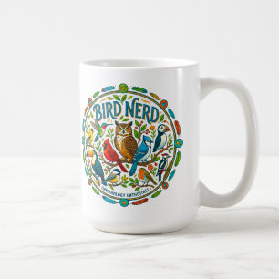 Bird Nerd Logo Coffee Mug