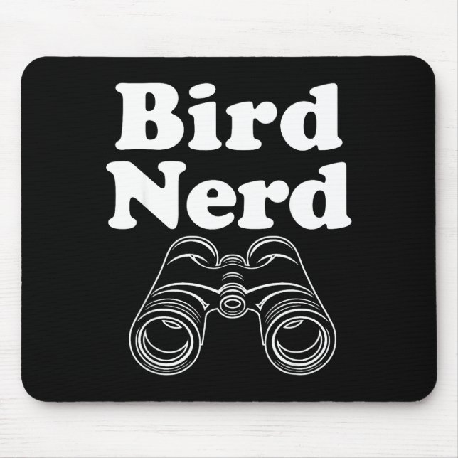 Bird nerd  mouse pad (Front)