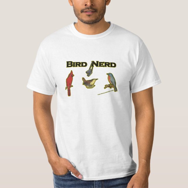 Bird Nerd T-Shirt (Front)