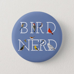 Bird Nerd Two 6 Cm Round Badge