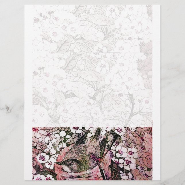BIRD NEST ,white red pink (Front)