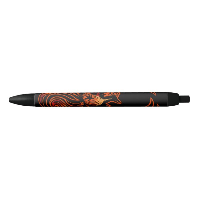 Bird Of Fire Black Ink Pen (Front)