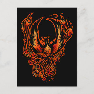 Bird Of Fire Holiday Postcard