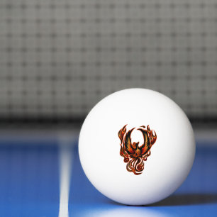 Bird Of Fire Ping Pong Ball