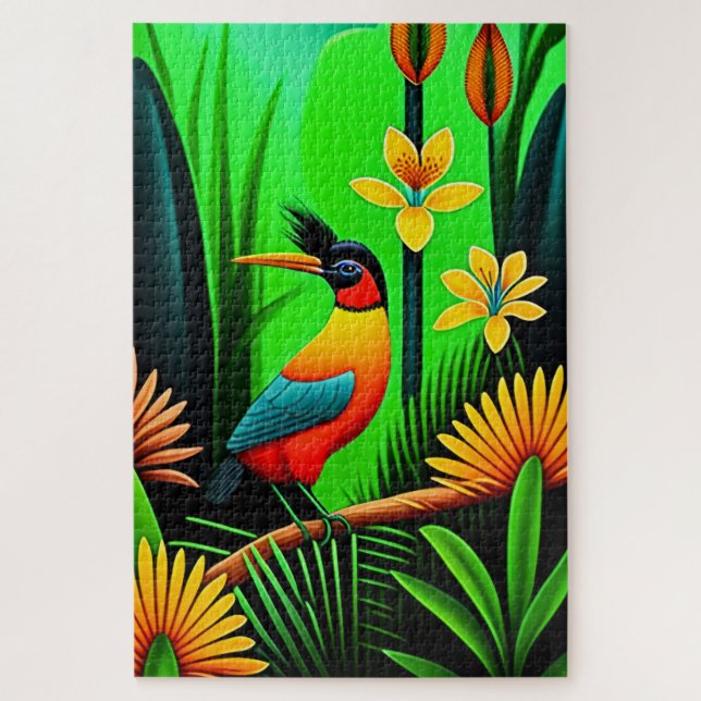 Bird Of Paradise 1014 piece Jigsaw Puzzle (Vertical)