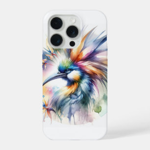 Bird of Paradise 130624AREF104 - Watercolor iPhone 15 Pro Case