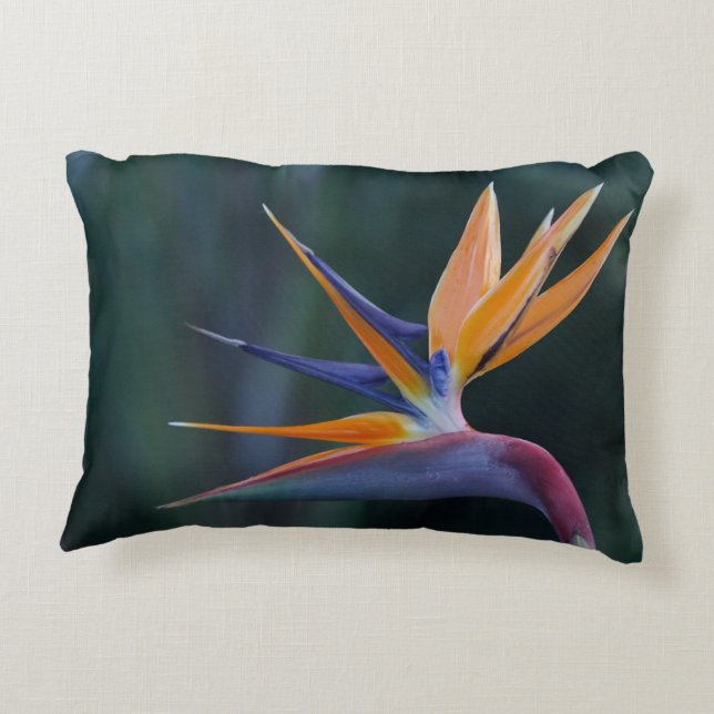 Bird of Paradise Accent Pillow (Back)
