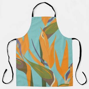 Bird of Paradise Allover Print Apron