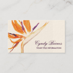 Bird of Paradise Business Card
