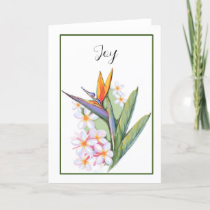 Bird of Paradise card