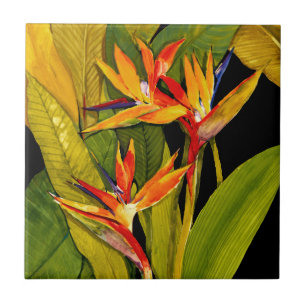 Bird of Paradise Ceramic Tile