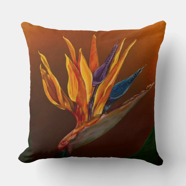 Bird of paradise cushion (Front)