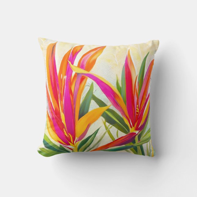 Bird of Paradise Cushion (Front)