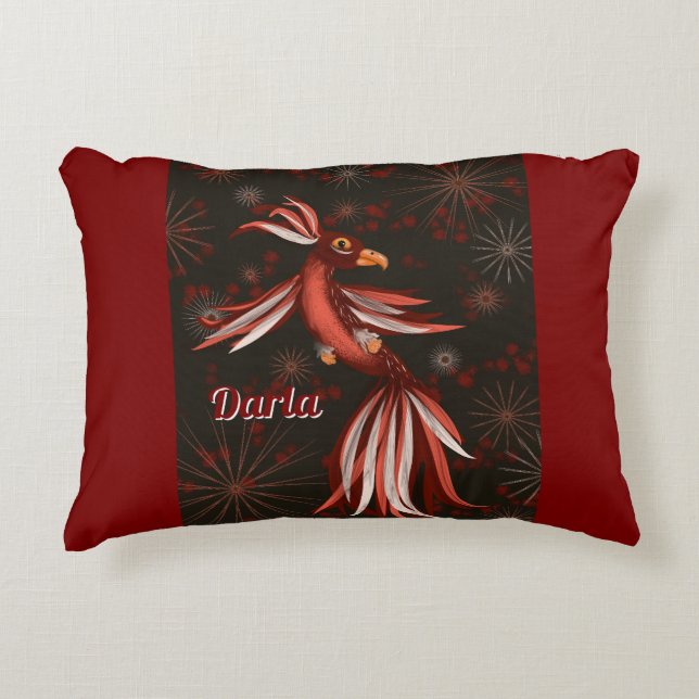 Bird of Paradise Decorative Cushion (Front)