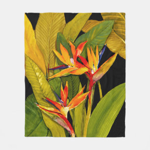 Bird of Paradise Fleece Blanket