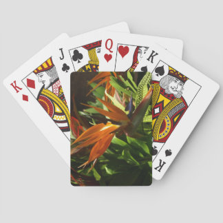 Bird of Paradise Flower Picture Playing Cards