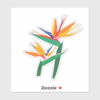 Bird of Paradise Flower Sticker