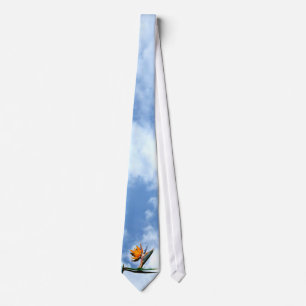 Bird of Paradise Flower Tie