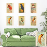Bird of Paradise, Gallery Wall Art Set of 6, 4/6<br><div class="desc">Step into the vibrant realm of Audubon's "Birds of the Tropics" lithograph series. The American lithographer captures the kaleidoscopic beauty of exotic avian life with unparalleled precision. Each piece is a symphony of colour and detail, transporting viewers to lush rainforests and sun-soaked paradises. Audubon's meticulous strokes illuminate every feather and...</div>