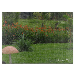 Bird of Paradise Garden in Costa Rica Cutting Board