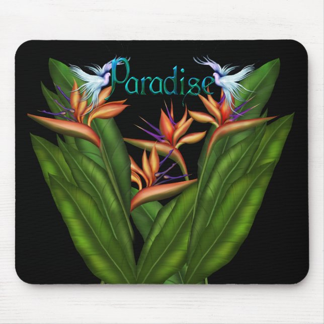Bird of Paradise Mousepad (Front)