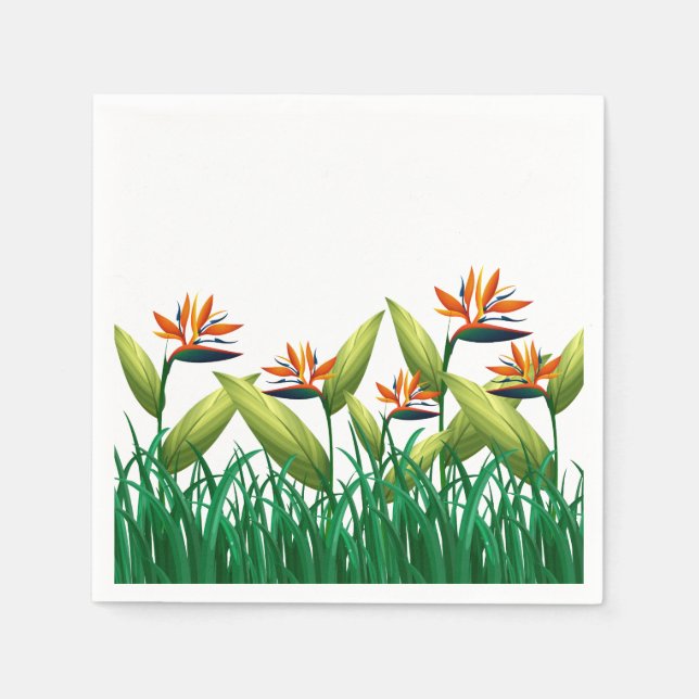 Bird of Paradise Napkin (Front)