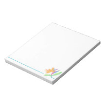 Bird of Paradise Notepad