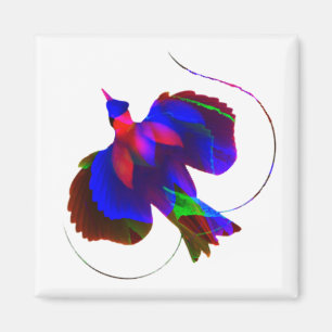 Bird of Paradise of Papua New Guinea Magnet