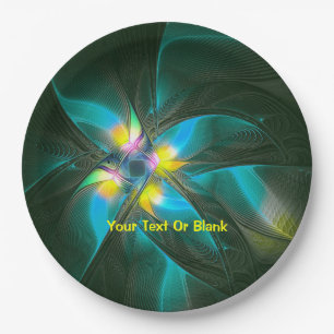 Bird of Paradise Paper Plate