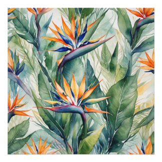 bird of paradise photo print