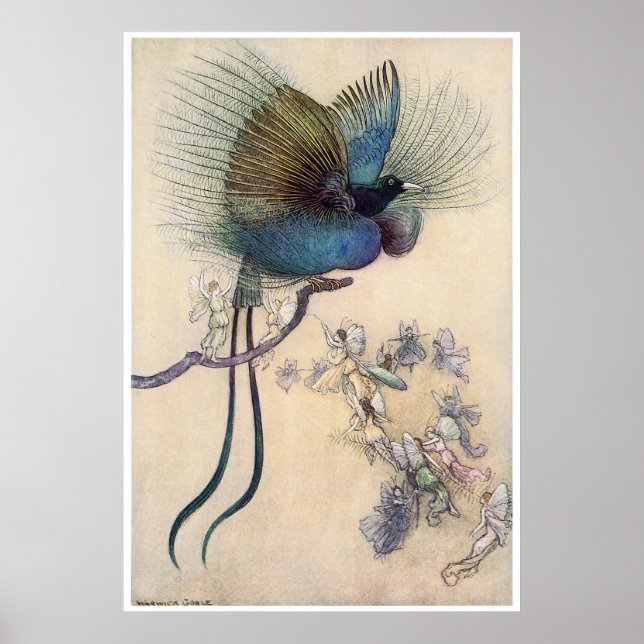 Bird of Paradise Print Warwick Goble (Front)
